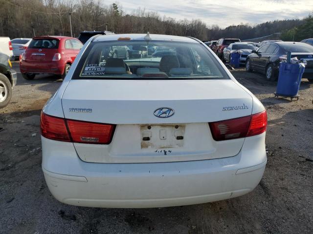 5NPET46C59H535976 - 2009 HYUNDAI SONATA GLS WHITE photo 6