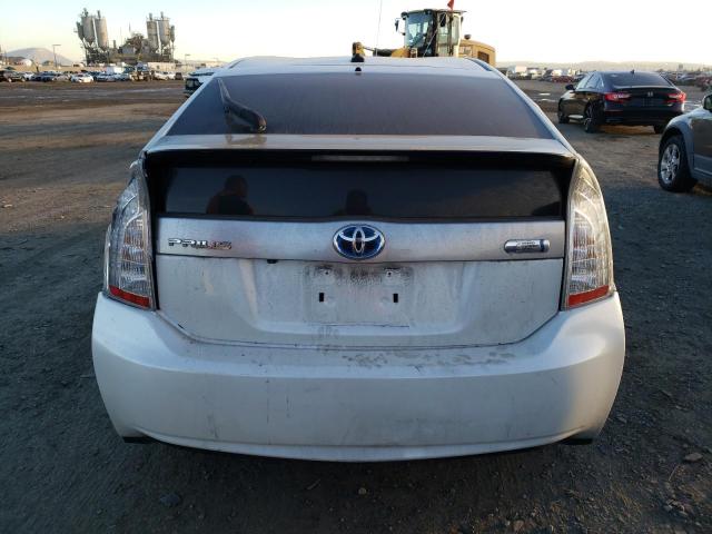 JTDKN3DP0F3075145 - 2015 TOYOTA PRIUS PLUG WHITE photo 6