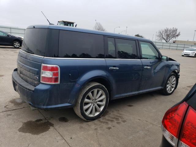 2FMHK6C83KBA28387 - 2019 FORD FLEX SEL BLUE photo 3