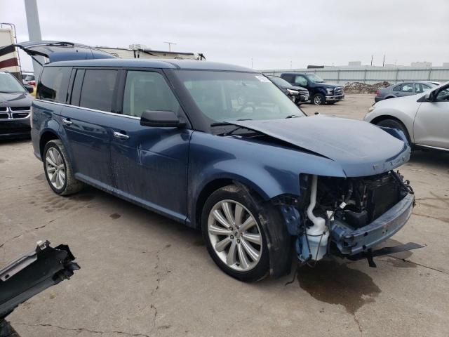 2FMHK6C83KBA28387 - 2019 FORD FLEX SEL BLUE photo 4