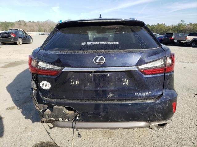 2T2BZMCA9GC036551 - 2016 LEXUS RX 350 BASE BLUE photo 6