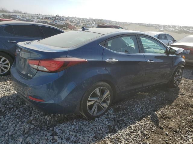 KMHDH4AE9FU456068 - 2015 HYUNDAI ELANTRA SE BLUE photo 3