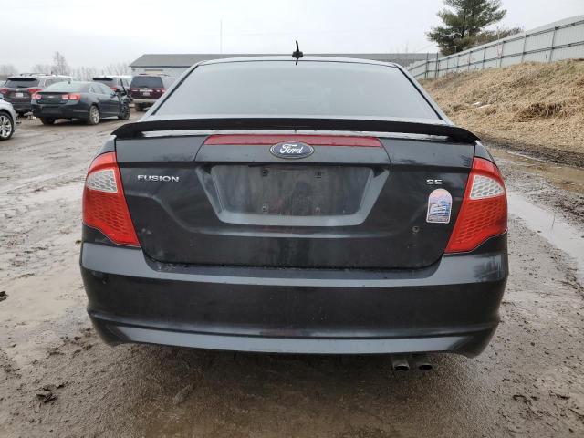 3FAHP0HA7AR401130 - 2010 FORD FUSION SE BLACK photo 6