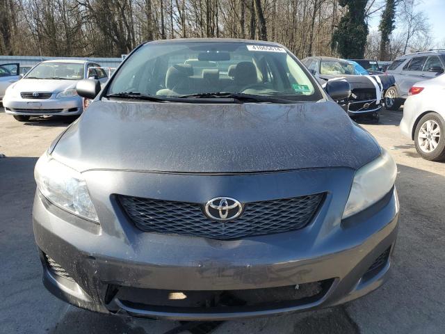 2T1BU4EE9AC504353 - 2010 TOYOTA COROLLA BASE GRAY photo 5