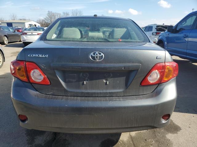 2T1BU4EE9AC504353 - 2010 TOYOTA COROLLA BASE GRAY photo 6