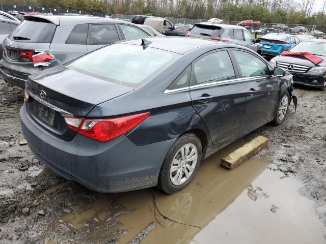 5NPEB4AC0BH182482 - 2011 HYUNDAI SONATA GLS BLUE photo 3