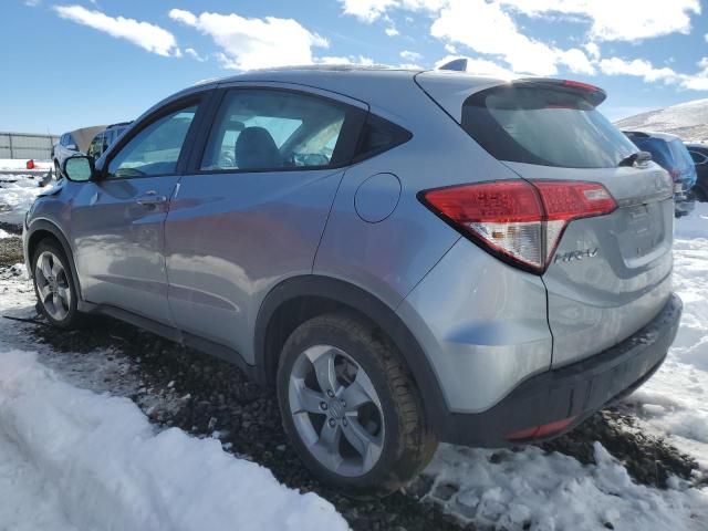 3CZRU6H38KG710124 - 2019 HONDA HR-V LX SILVER photo 2