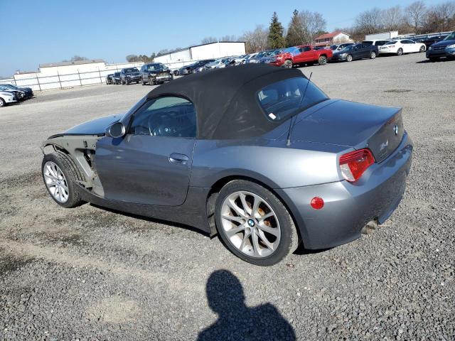 4USBU33588LW61317 - 2008 BMW Z4 3.0 GRAY photo 2