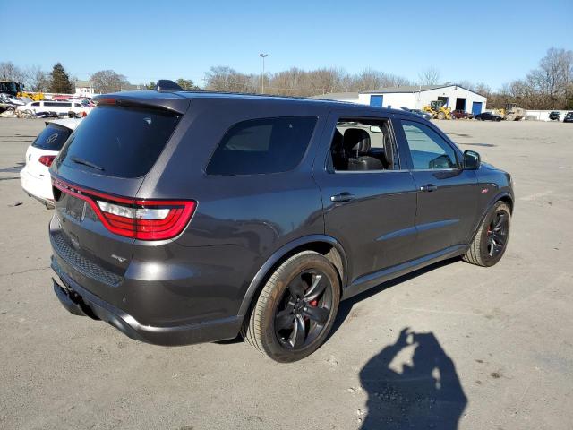 1C4SDJGJ4JC304997 - 2018 DODGE DURANGO SRT CHARCOAL photo 3