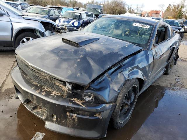 1ZVFT82H175257858 - 2007 FORD MUSTANG GT GRAY photo 1