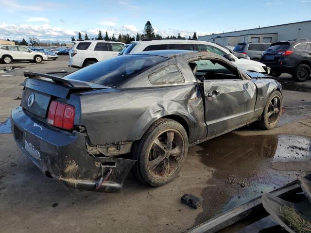 1ZVFT82H175257858 - 2007 FORD MUSTANG GT GRAY photo 3