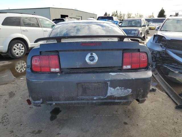 1ZVFT82H175257858 - 2007 FORD MUSTANG GT GRAY photo 6