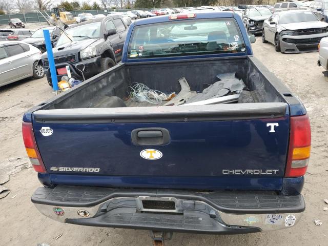 2GCEC19V421185369 - 2002 CHEVROLET SILVERADO C1500 BLUE photo 6