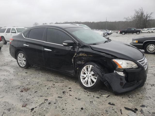 3N1AB7AP2DL614689 - 2013 NISSAN SENTRA S BLACK photo 4