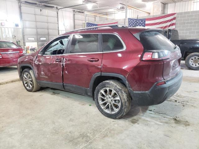 1C4PJLLB6KD297541 - 2019 JEEP CHEROKEE LATITUDE PLUS BURGUNDY photo 2