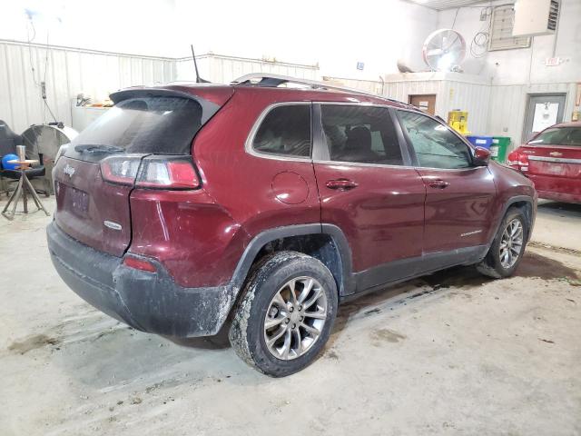 1C4PJLLB6KD297541 - 2019 JEEP CHEROKEE LATITUDE PLUS BURGUNDY photo 3