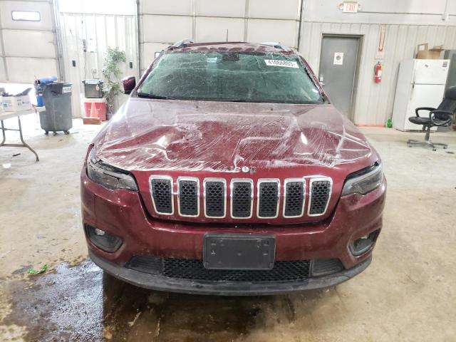 1C4PJLLB6KD297541 - 2019 JEEP CHEROKEE LATITUDE PLUS BURGUNDY photo 5