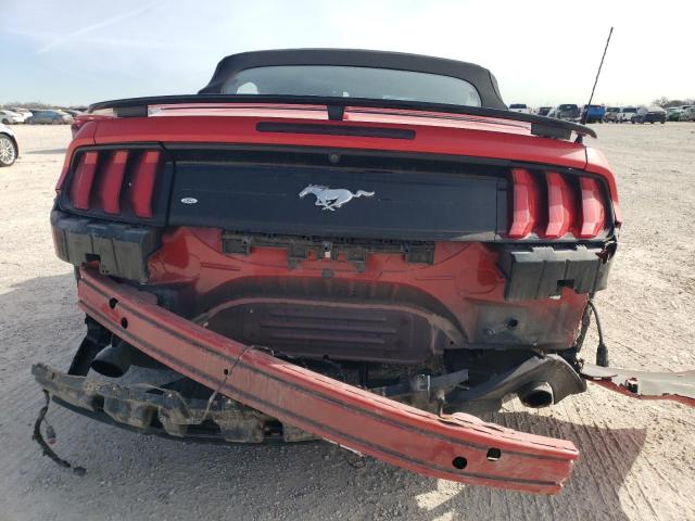 1FATP8UH9M5122717 - 2022 FORD MUSTANG RED photo 6