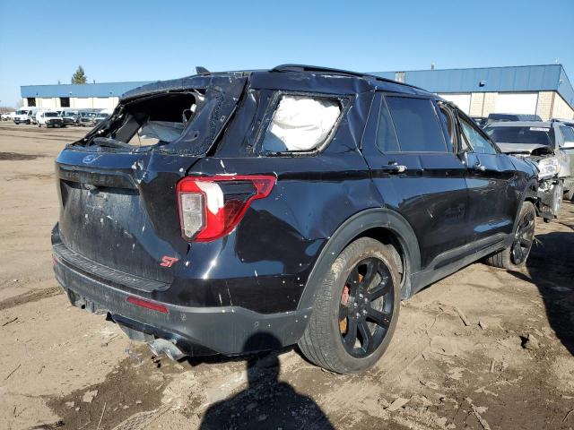 1FM5K8GC7NGA34106 - 2022 FORD EXPLORER ST BLACK photo 3