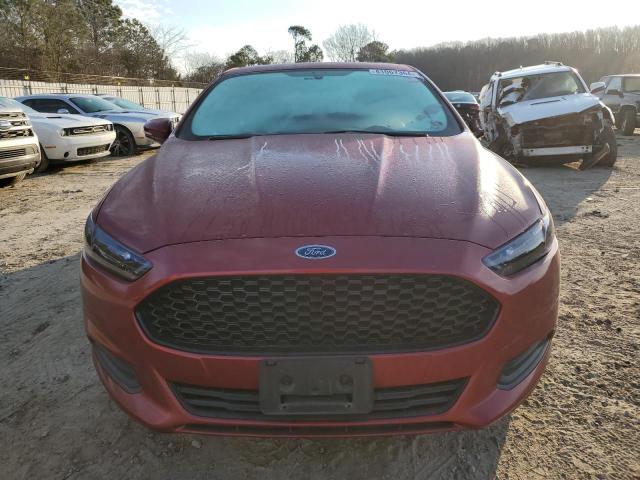 3FA6P0H70DR160284 - 2013 FORD FUSION SE RED photo 5