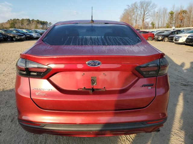 3FA6P0H70DR160284 - 2013 FORD FUSION SE RED photo 6