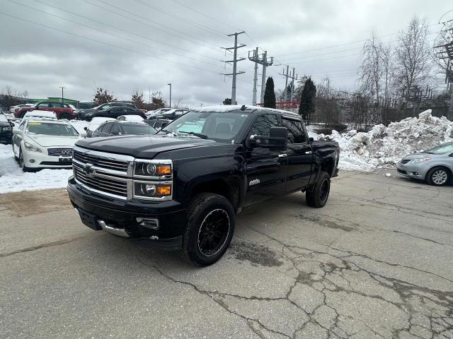 3GCUKTECXEG520998 - 2014 CHEVROLET SILVERADO K1500 HIGH COUNTRY BLACK photo 2