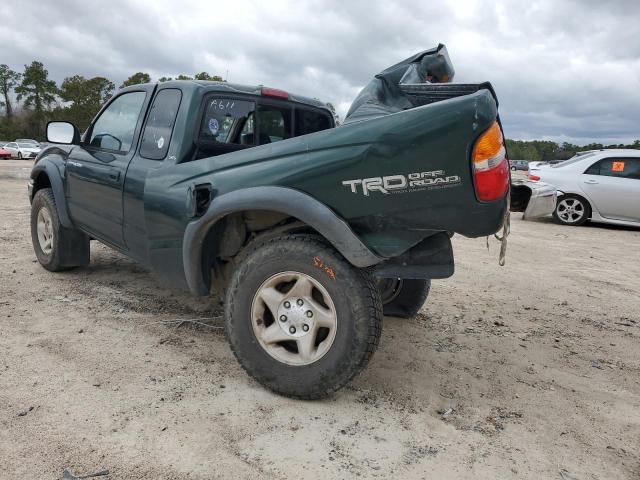 5TESN92N92Z076004 - 2002 TOYOTA TACOMA XTRACAB PRERUNNER GREEN photo 2