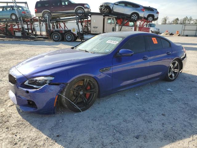 WBS6E9C56HG437455 - 2017 BMW M6 GRAN COUPE BLUE photo 1