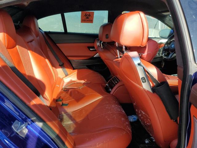 WBS6E9C56HG437455 - 2017 BMW M6 GRAN COUPE BLUE photo 10