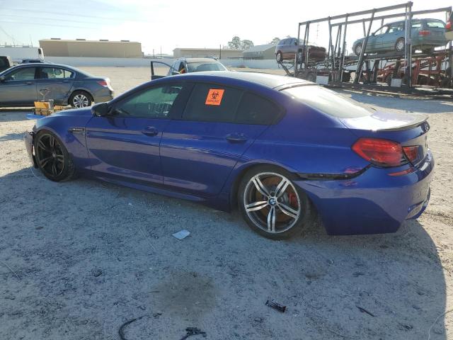 WBS6E9C56HG437455 - 2017 BMW M6 GRAN COUPE BLUE photo 2