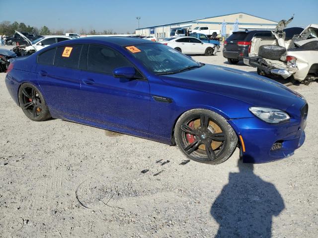 WBS6E9C56HG437455 - 2017 BMW M6 GRAN COUPE BLUE photo 4