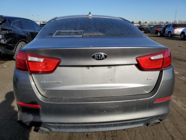 5XXGM4A7XEG344205 - 2014 KIA OPTIMA LX GRAY photo 6