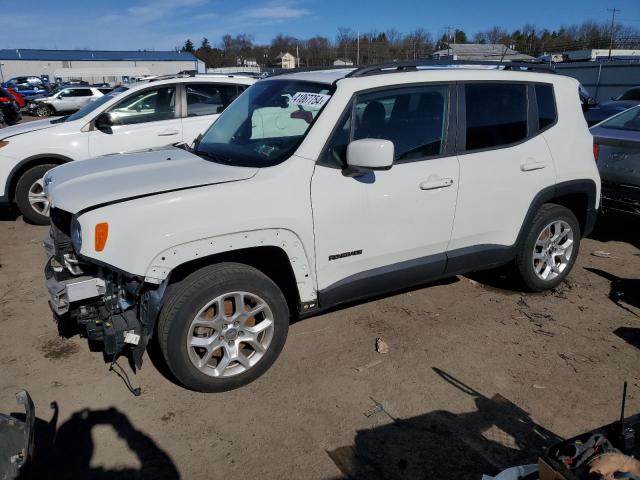 ZACCJBBT6GPE17138 - 2016 JEEP RENEGADE LATITUDE WHITE photo 1