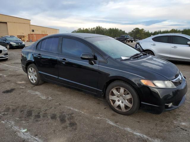 2HGFA1F57BH506991 - 2011 HONDA CIVIC LX BLACK photo 4