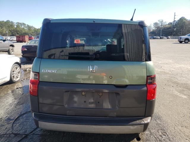 5J6YH285X3L030319 - 2003 HONDA ELEMENT EX GREEN photo 6