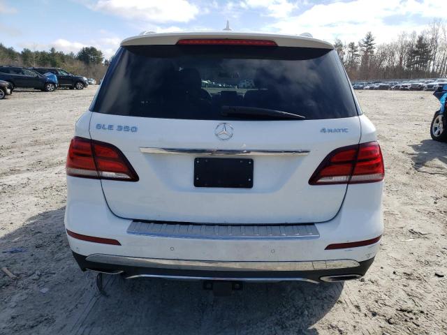 4JGDA5HBXGA638032 - 2016 MERCEDES-BENZ GLE 350 4MATIC WHITE photo 6