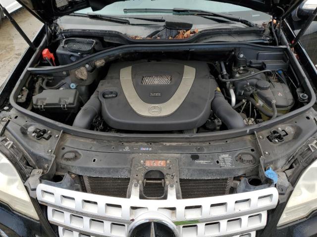 4JGBB8GB2AA613687 - 2010 MERCEDES-BENZ ML 350 4MATIC BLACK photo 11