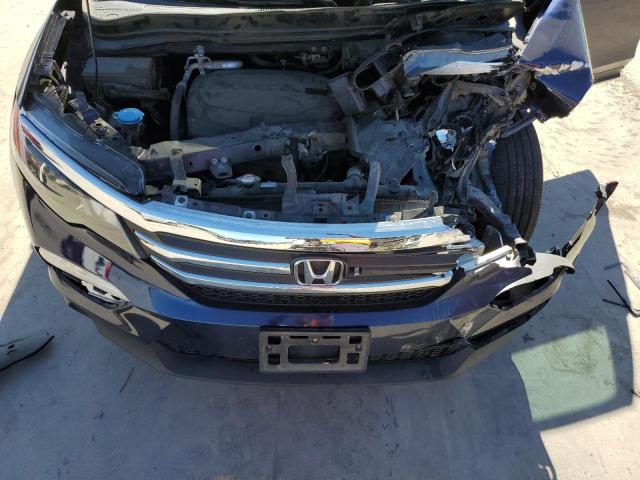 5FNYF5H35JB005422 - 2018 HONDA PILOT EX BLUE photo 12