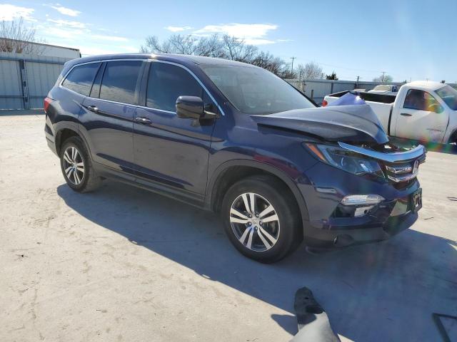 5FNYF5H35JB005422 - 2018 HONDA PILOT EX BLUE photo 4