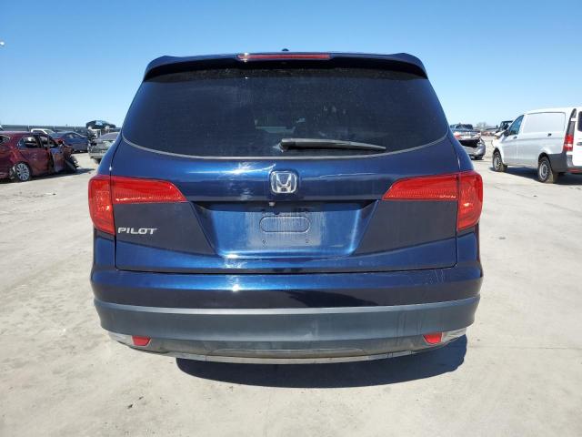 5FNYF5H35JB005422 - 2018 HONDA PILOT EX BLUE photo 6