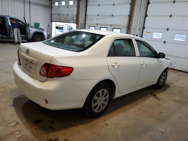 JTDBL40E599063302 - 2009 TOYOTA COROLLA BASE WHITE photo 3