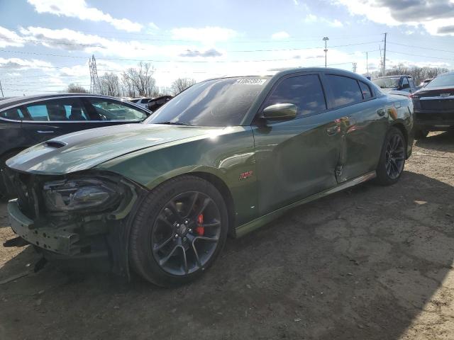 2C3CDXGJ8MH525340 - 2021 DODGE CHARGER SCAT PACK GREEN photo 1