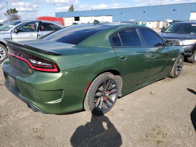 2C3CDXGJ8MH525340 - 2021 DODGE CHARGER SCAT PACK GREEN photo 3