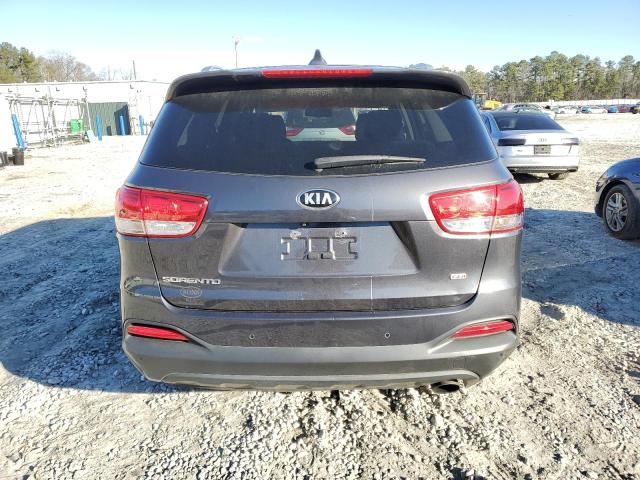 5XYPG4A38GG154468 - 2016 KIA SORENTO LX CHARCOAL photo 6