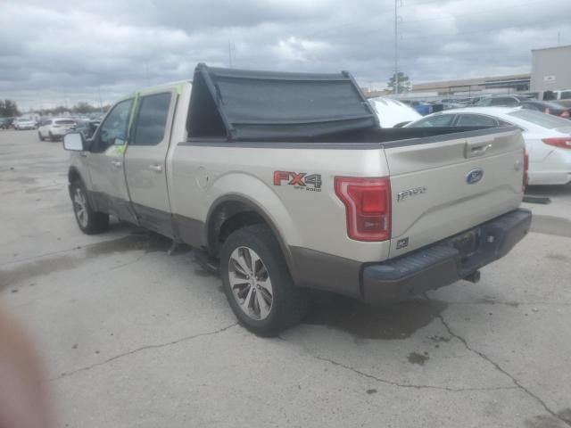 1FTFW1EG7HFC88502 - 2017 FORD F150 SUPERCREW TAN photo 2