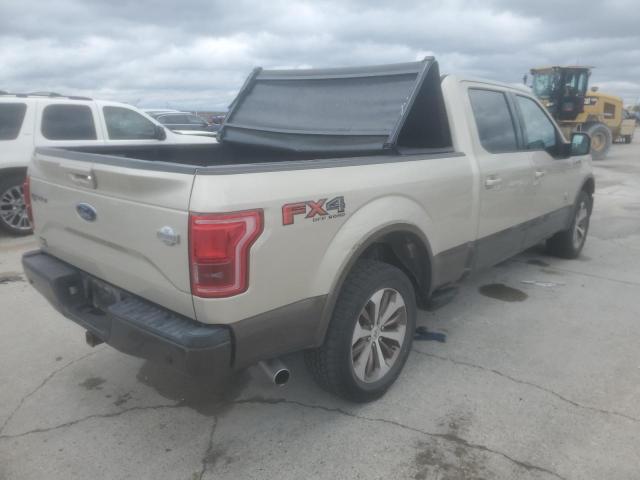 1FTFW1EG7HFC88502 - 2017 FORD F150 SUPERCREW TAN photo 3