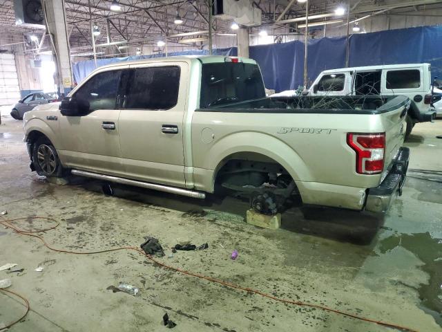 1FTEW1C5XJKD82819 - 2018 FORD F150 SUPERCREW BEIGE photo 2