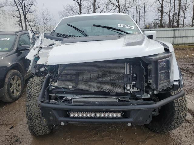 1FTFW1RG2NFA83434 - 2022 FORD F150 RAPTOR WHITE photo 5