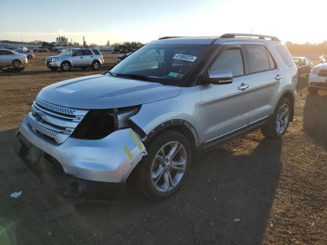 1FM5K8F80FGC26305 - 2015 FORD EXPLORER LIMITED SILVER photo 1