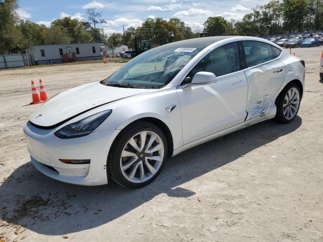 5YJ3E1EA5LF717585 - 2020 TESLA MODEL 3 WHITE photo 1